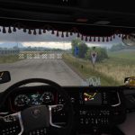 Black luxury interior for Scania New Gen v1.1