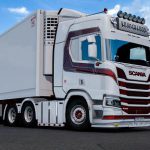 Changeable metallic stripe for Scania R 1.38