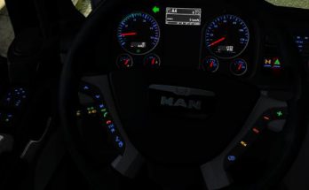 Dashboard Recolored For MAN TGX Euro 6 v1.38