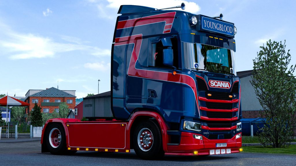 Dutch Style metallic Skin for Scania S v1.0