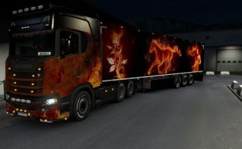 euro truck simulator 2 mod scania american indian skins