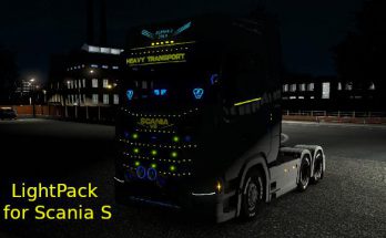 Light Pack for Scania S v1.0