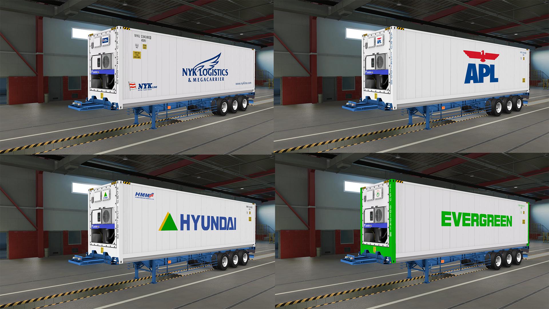 Real Container Trailer Mod Ets2 1 35 To 1 38 Allmods Net
