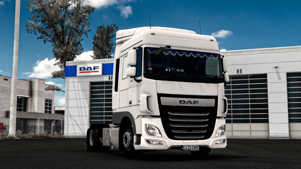 DAF XF 106 with curtains 1.38