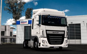 DAF XF 106 with curtains 1.38