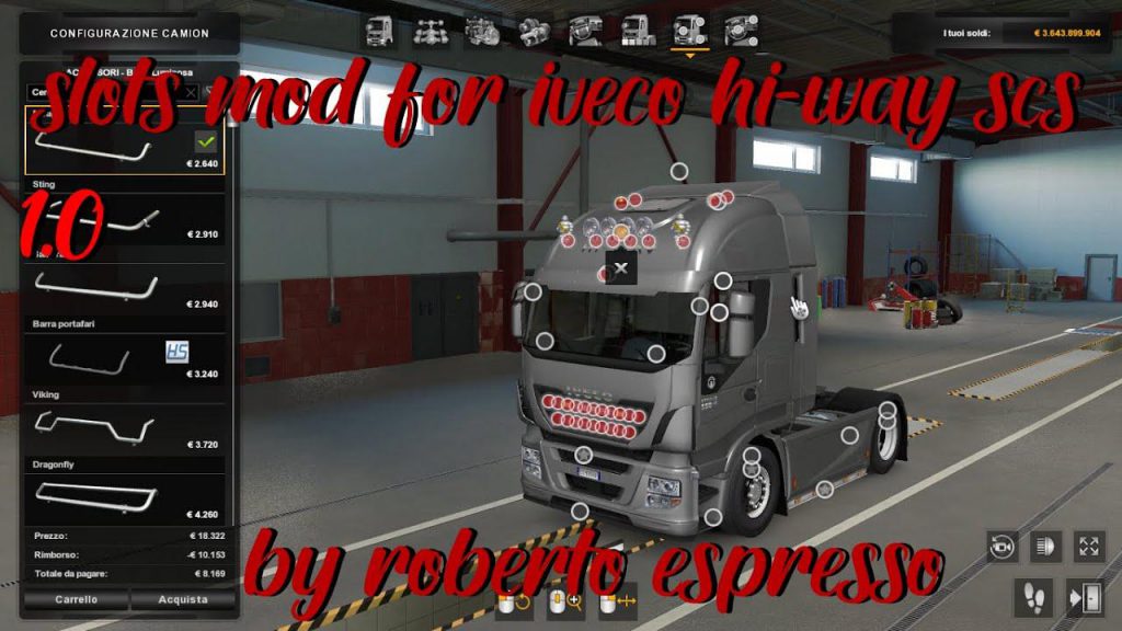 Iveco Hi-Way (SCS) free Slots v1.0