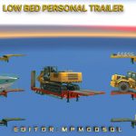 Low Bed Personal Trailer Mod For ETS2 Multiplayer v1.0