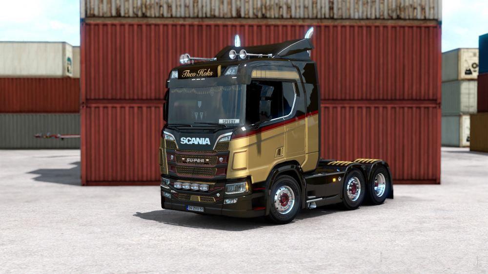Scania R Theo Hoks skin v1.0