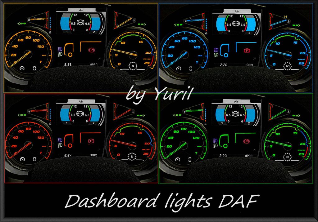 Dashboard Lights DAF v1.1