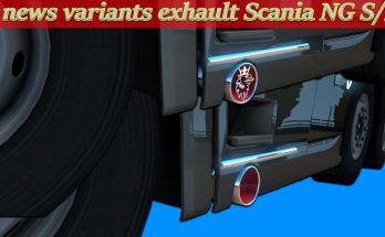 Exhaust Scania NG S/R v 1.0