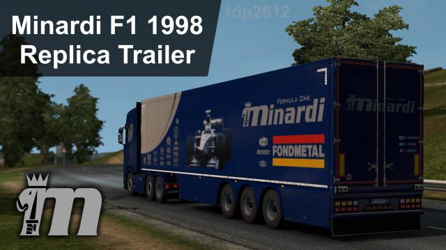 Minardi F1 1998 Replica Transporter Trailer v1.0