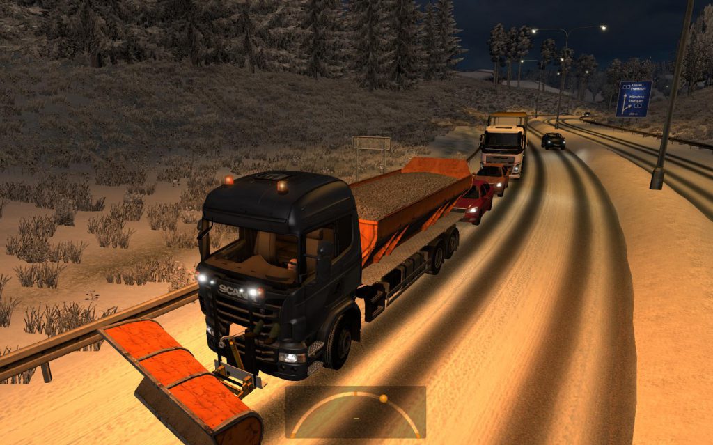 Scania based snowblowers in Traffic for ETS2 1.38.x
