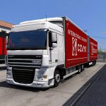 Tandem Krone for Daf XF 105 By Vad&k
