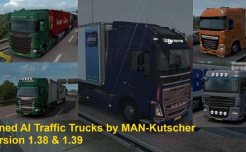 Tuned Trucks in AI Traffic v1.0 by MAN-Kutscher 1.39.x