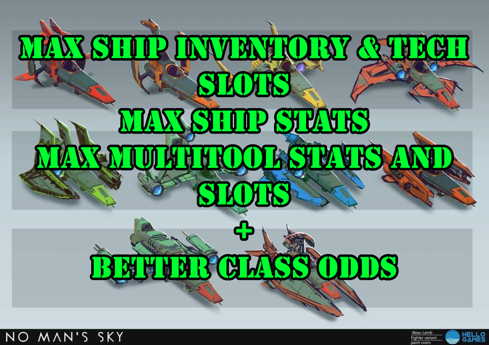 Better Ship and Multitool Slots and Class