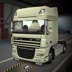 DAF XF 105 Creme - Beige Interior v1.0 1.39.x