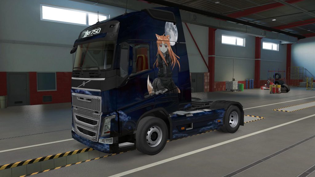 Dark Holo skin for the Volvo FH 1.39