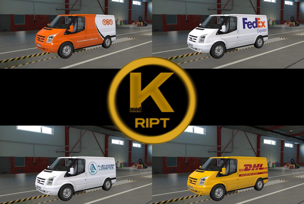 Ford Transit Skin Pack by kRipt v1.0