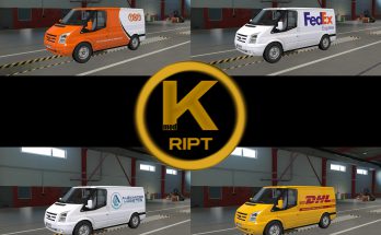 Ford Transit Skin Pack by kRipt v1.0