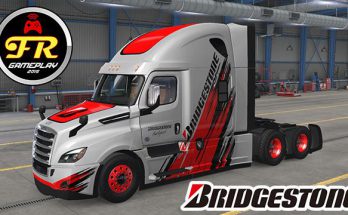 Freightliner Cascadia Bridgestone skin v1.0