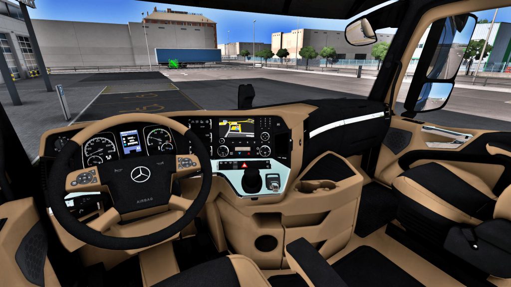 Mercedes Actros MP4 Beige - Dark Grey Interior 1.39