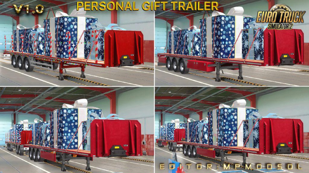 Personal Gift Trailer v1.0 For ETS2 Multiplayer 1.39