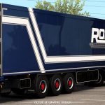 ROML Cargo Volvo FH3 and Krone Coolliner Skinpack v1.0