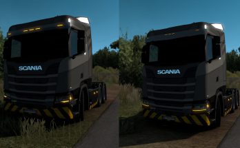 Scania 2016 front position lights v1.0