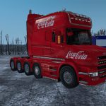 Scania Coca-Cola Christmas Skin 1.39