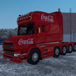 Scania Coca-Cola Christmas Skin 1.39