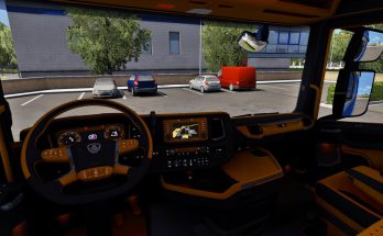 Scania Next Gen R and Black Yellow Interior 1.39