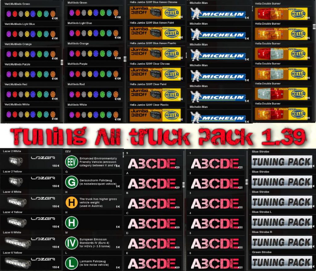 Tuning All truck package 1.39