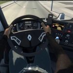 Animated hands on the steering wheel for all trucks v1.10