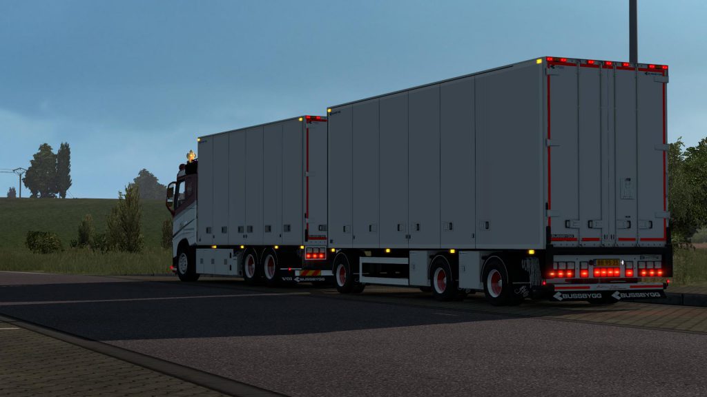 Bussbygg 3 Achsle trailer for rjl chassis addon 1.39