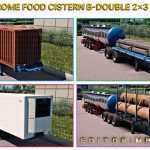 Hybrid Chrome Food Cistern Trailer Mod v1.2