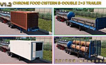 Hybrid Chrome Food Cistern Trailer Mod v1.2