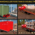 Hybrid Schwarzmuller Food Tank Trailer Mod v1.1