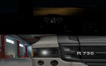 Scania 2009 Realistic Headlights v1.0