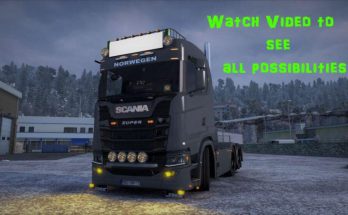 Scania NG S&R Extended Sunshield with Slots v1.0