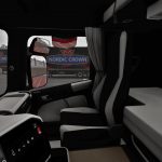 Scania R Black-White Interior 1.39