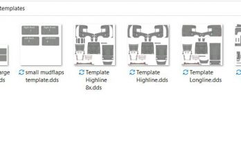 SCania S New Gen Tcab Templates for skinning 1.39