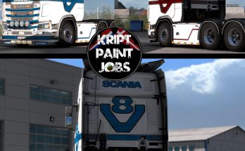 Scania S Skin With Changeable Color Strips V1.0