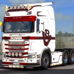 Scania S Skin With Changeable Color Strips V1.0