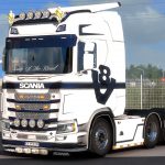 Scania S Skin With Changeable Color Strips V1.0