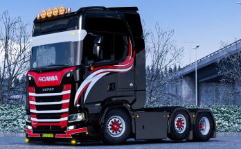 WF Truckstyling skin for SCania S v1.0