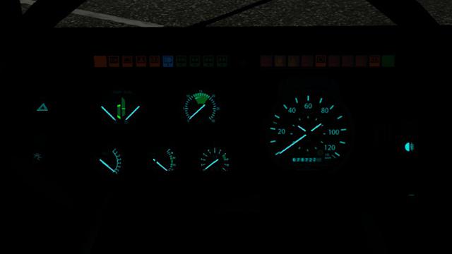 Aquamarine Volvo F16 Dashboard v1.0