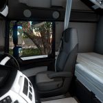 Black and White Interior for DAF XF 1.0
