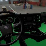 Green Interior for Scania 2016 v1.0