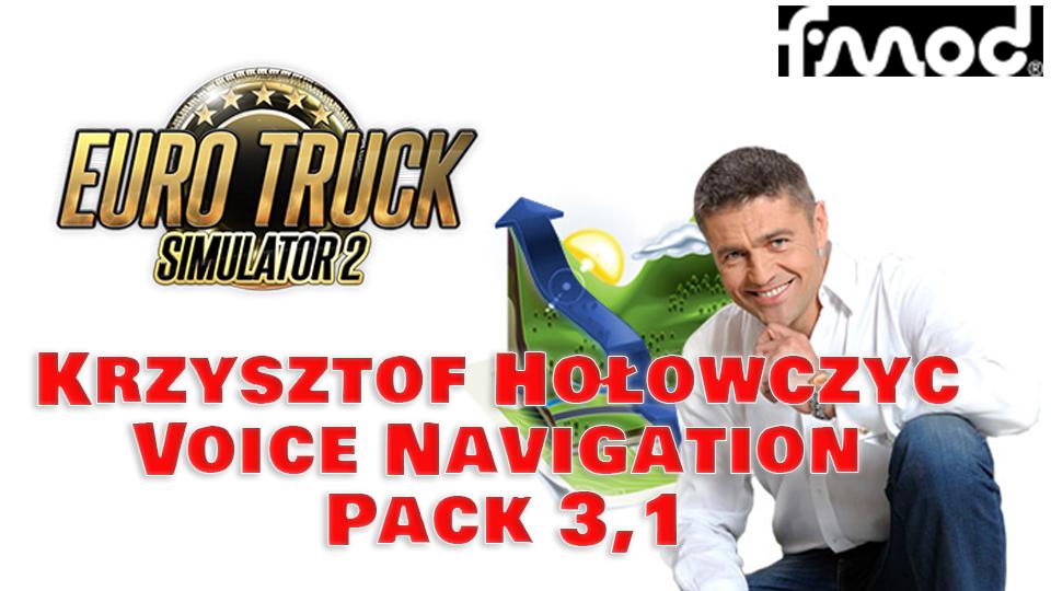 Krzysztof Holowczyc Voice Navigation Pack ETS2 v3.1