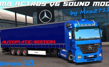 Mercedes Actros MP2/MP3 V6 sound mod v1.0